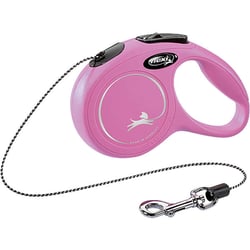 Guia Retrátil Flexi New Classic Rosa Para Cães P - 1 Unidade