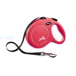 Guia Retrátil Flexi New Classic Vermelha Para Cães - 1 Unidade