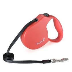 Guia Retrátil Mimo Safe Walk Até 7Kg Vermelho - 1 Unidade