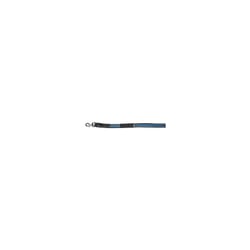 Guia Trançada Mosquetão Giratório Azul 25Cm - 1 Unidade
