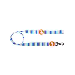 Guia Zooz Pets Snoopy Blue Orange Para Cães - Tamanho PP