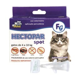Hectopar Gatos 4 A 10Kg, Fg, Antipulgas, Spot