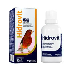 Hidrovit Ventil Para Pássaros E Roedores - 50Ml