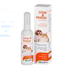 Higiene Auricular Limp & Hidrat Ourofino Para Cães E Gatos - 100Ml