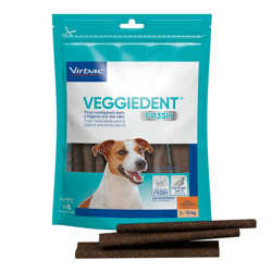 Higiene Oral Veggiedent Fr3Sh Para Cães De 5 A 10Kg - 15 Tiras Mastigáveis