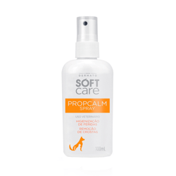 Higienizador Antisséptico Soft Care Propcalm Spray Para Cães E Gatos - 100Ml