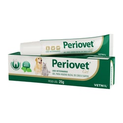 Higienizador Bucal Periovet Gel Vetnil 25G - 1 Unidade