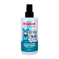 Higienizador Para Patas Turma Da Mônica Pets Para Cães E Gatos 250Ml