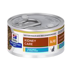 Hills Kidney Care K/D Atum E Vegetais Para Gatos Adultos - 1 Unidade