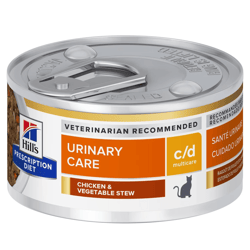 Hill'S Prescription Diet C/D Ração Úmida Cuidado Urinário Para Gatos Adultos - 1 Unidade