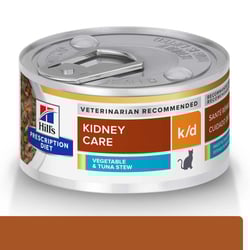 Hill'S Prescription Diet K/D Gatos Cuidado Renal Atum E Vegetais - 82G