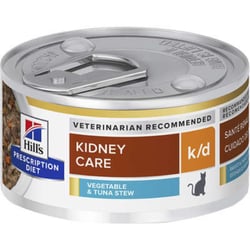 Hill'S Prescription Diet K/D Gatos Renal Atum & Vegetais - 1 Unidade De 82G