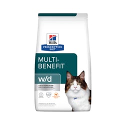 Hill'S Prescription Diet W/D Controle De Peso E Glicêmico Para Gatos Adultos Diabéticos - 1,8Kg