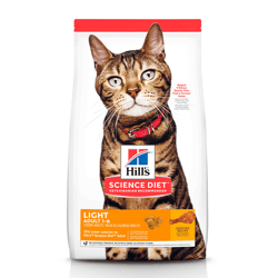 Hill'S Science Diet Light - Ração Para Gatos Adultos - Frango - 3,17Kg