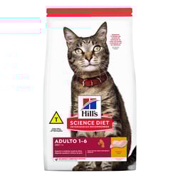 Hill'S Science Diet Ração Para Gatos Adultos - 1Kg.