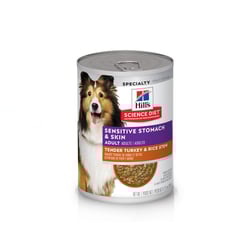 Hill'S Science Diet Ração Úmida Pele Sensível Para Cães Adultos Sabor Peru E Arroz - 354G