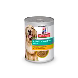 Hill'S Science Diet Ração Úmida Peso Perfeito Para Cães Adultos Sabor Frango E Vegetais - 1 Unidade (354G)