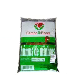 Húmus Minhoca Campo E Flores 2Kg - 1 Unidade