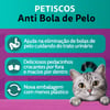 Anti Bola De Pelo Whiskas Temptations Para Gatos Adultos - 80G - 40 Gramas