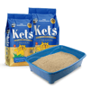 Areia Higiênica Kets Premium Alfa Pet 4Kg Para Gatos