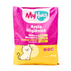 Areia Higiênica Myhug Biodegradável Grânulos Finos 4Kg