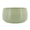 Bacia Cerâmica Bretagne Flor Menta - 1 Unidade