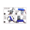 Bebedouro Automático Pet Flex Azul 1,8L - 1 Unidade