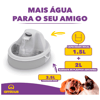 Bebedouro Fonte Aqua Flow Amicus Para Cães E Gatos Bivolt - 1 Unidade