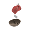 Bebedouro Fonte Plast Pet - Vermelho, 110V - 1 Unidade