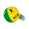 Brinquedo Bola Com Guizo Para Gatos - Verde E Amarela