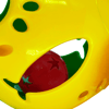 Brinquedo Bola Com Guizo Para Gatos - Verde E Amarela