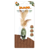 Brinquedo De Catnip Jambo Rato Com Pena - 1 Unidade