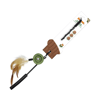 Brinquedo Jambo Roda Com Catnip E Pena - 1 Unidade
