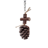 Brinquedo Pet Pinha Com Pêndulos Eucalipto Real - 1 Unidade