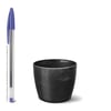 Cachepô Elegance Nutriplan Jardins Preto Mini - 1 Unidade - Tamanho PP