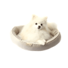 Cama Bichinho Chic Áustria Cinza P Para Cachorros