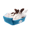 Cama Bubble Azul Bichinho Chic P Para Cachorros