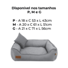 Cama Fábrica Pet Cinza P Para Cachorros
