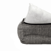 Cama Fábrica Pet Valentino Cinza Para Cães - Tamanho P