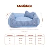 Cama Flicks Ossinho Azul G - 1 Unidade