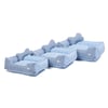 Cama Flicks Ossinho Azul G - 1 Unidade