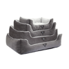 Cama Moscou Bichinho Chic Cinza P Para Cachorros