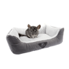 Cama Moscou Bichinho Chic Cinza P Para Cachorros