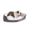 Cama Moscou Bichinho Chic Cinza P Para Cachorros