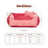 Cama Para Cães Flicks Ossinho Vermelha G - 1 Unidade