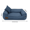 Cama Party Fábrica Pet Azul P Para Cachorros