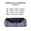 Cama Quadrada Buddy Fábrica Pet P Para Cachorros