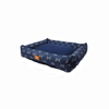Cama Retangular Fábrica Pet Azul P - 1 Unidade