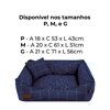Cama Risca Star Fábrica Pet Marinho P Para Cachorros