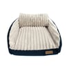 Cama Roma Bichinho Chic Cinza Com Marinho G - 1 Unidade